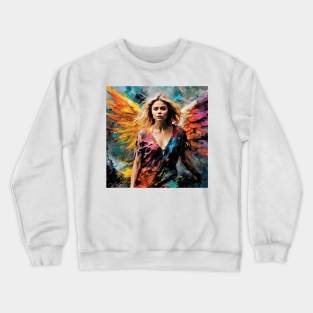 Chloë  Moretz in action as an angel Crewneck Sweatshirt